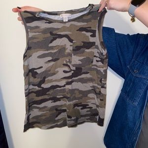 Camo muscle tank